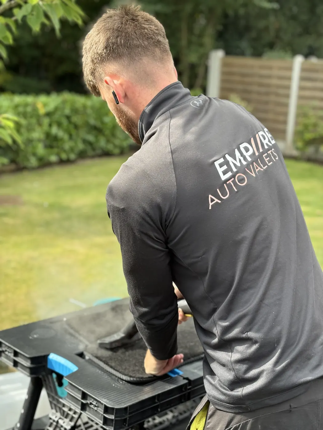 Brandon in Empire Auto Valets branded kit
