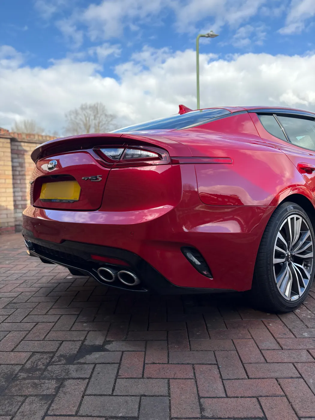 Red Kia Stinger