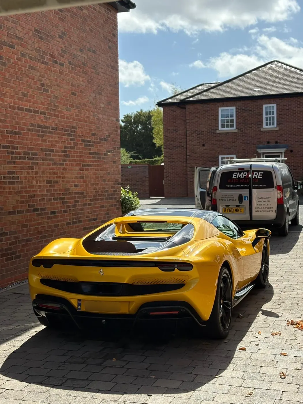 Yellow Ferrari