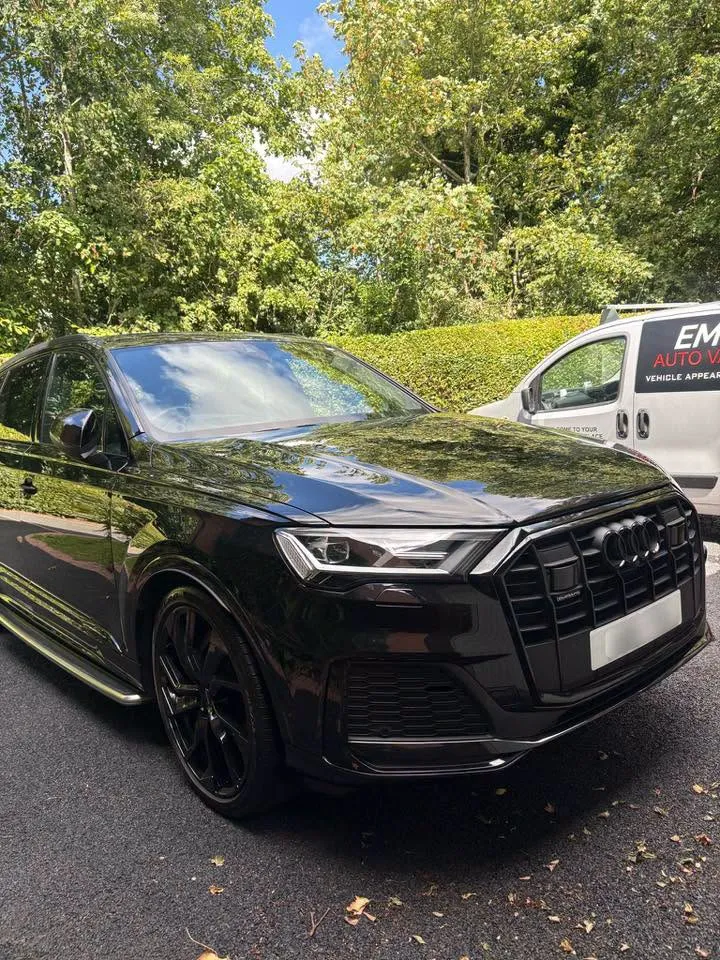 Black Audi Q7 after an Empire detail