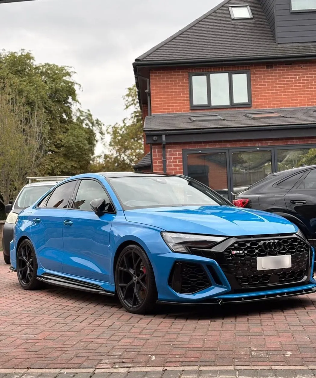 Blue Audi RS3 after an Empire detail