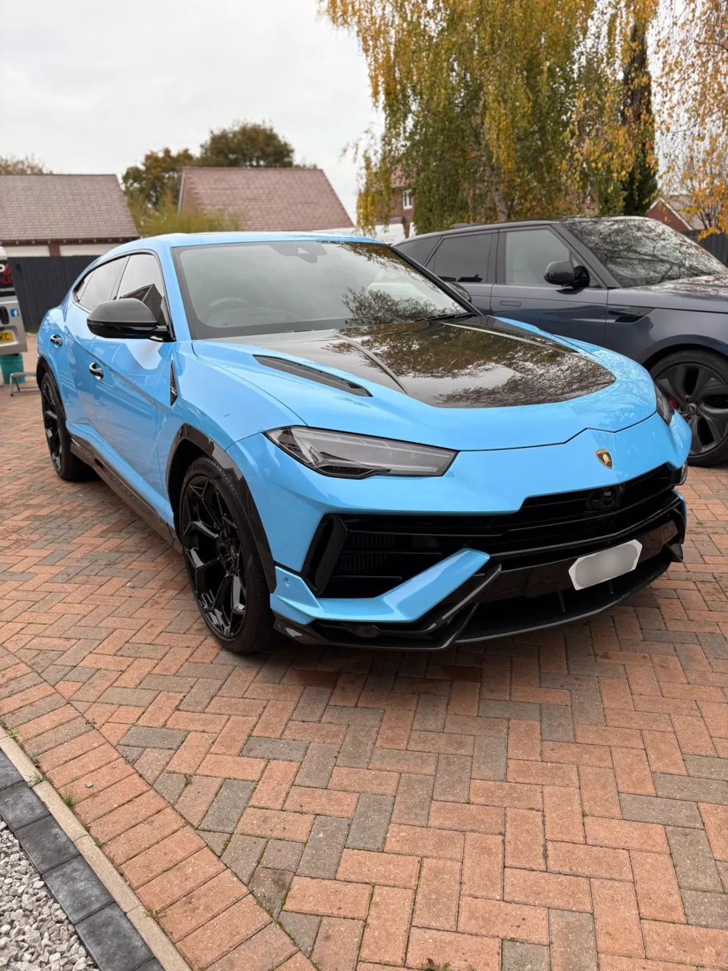 Blue Lamborghini Urus after an Empire detail