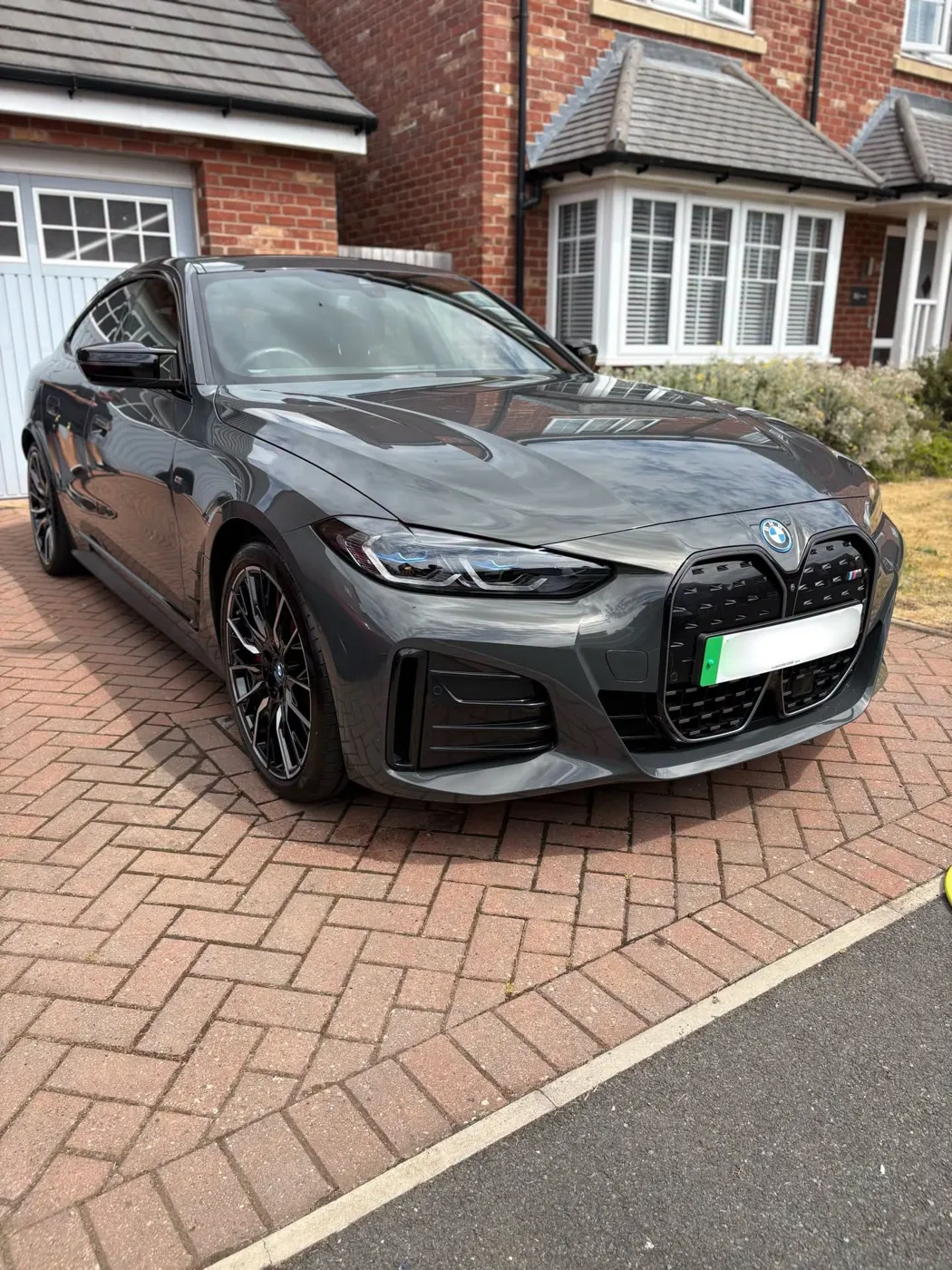 Grey BMW i4 after an Empire detail