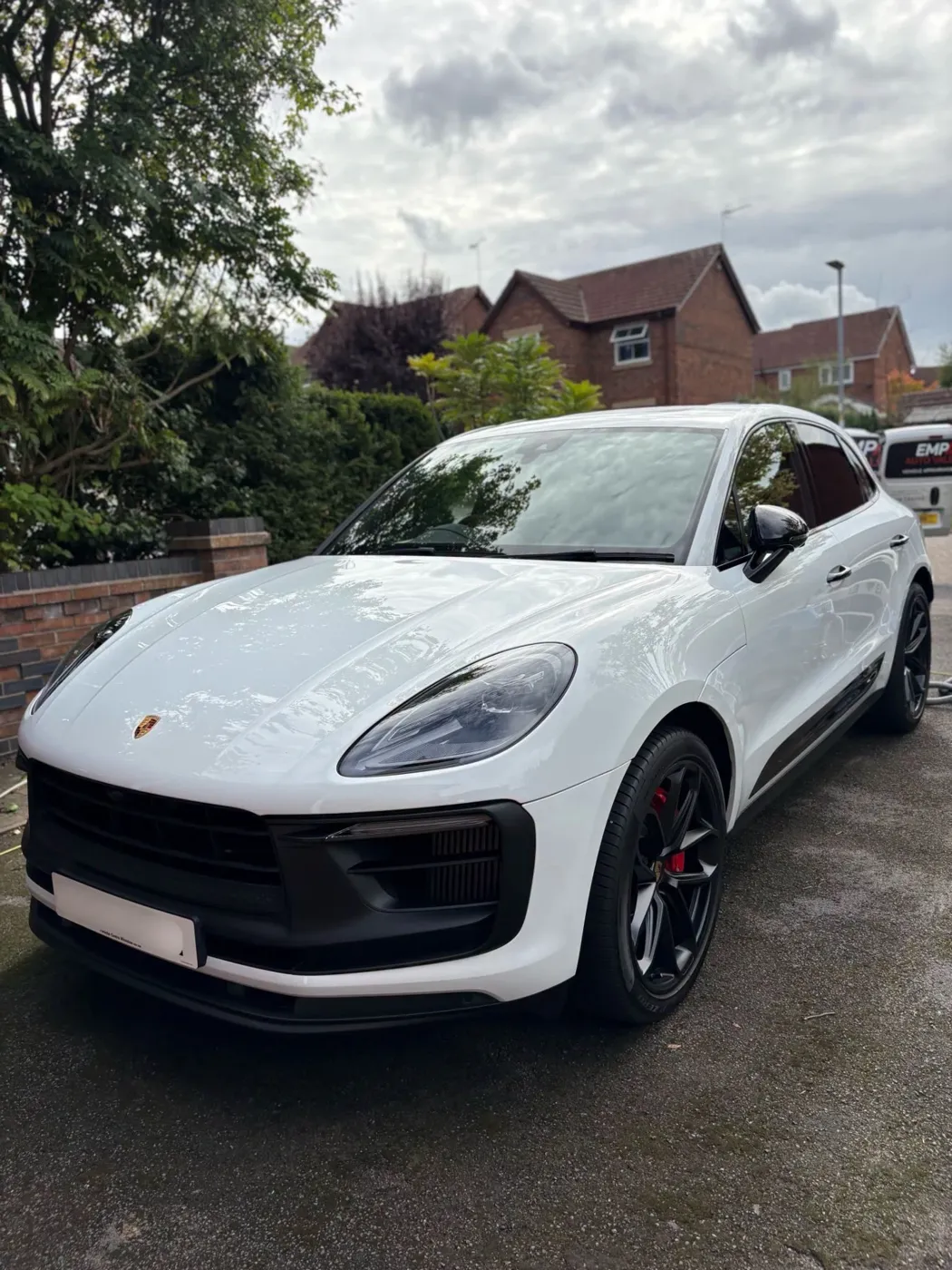 White Porsche Macan after an Empire detail